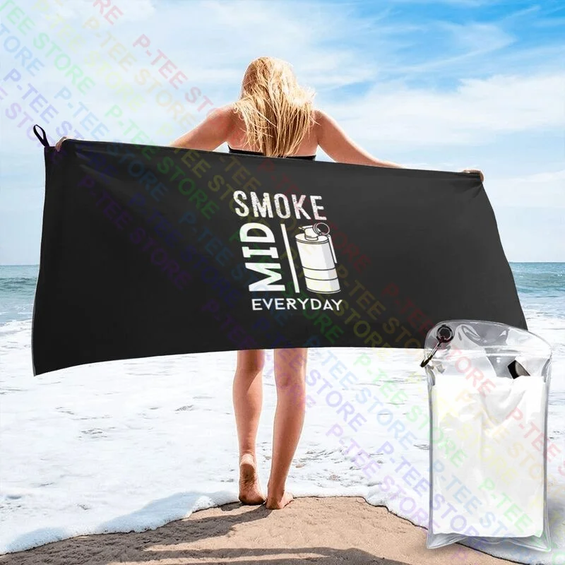 Cs Go Gaming Smoke Mid Everyday Counter Strike Quick dry Towel Smooth Absorbent Sports Towel