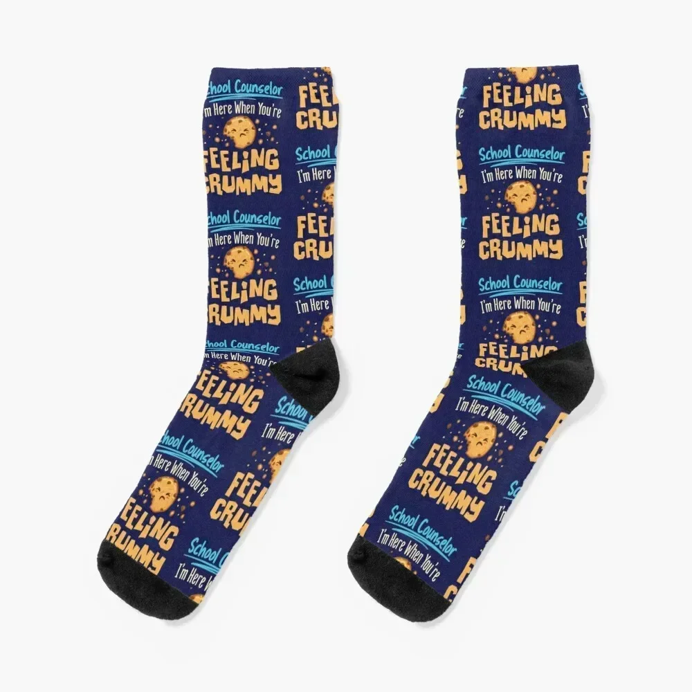 School Counselor I'm Here When You're Feeling Crummy Socks Men's ankle golf Socks Girl Men's