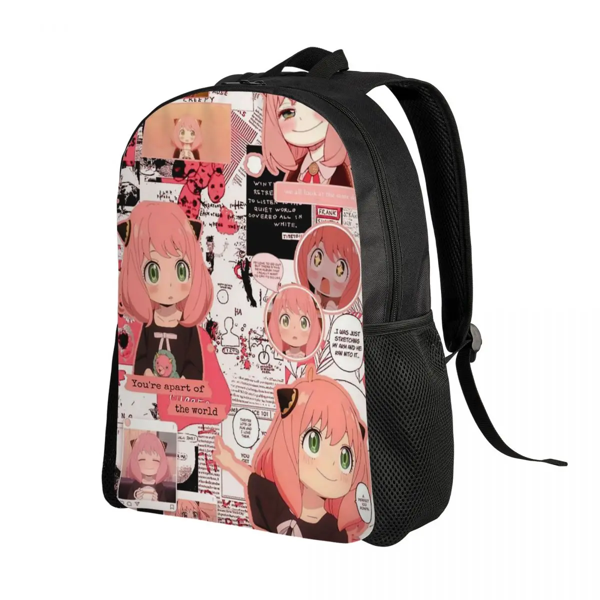 Spy X Family Anya Forger Backpack Daypack Large Capacity Kids BookBag School Bag Shoulder Bags for Men Women