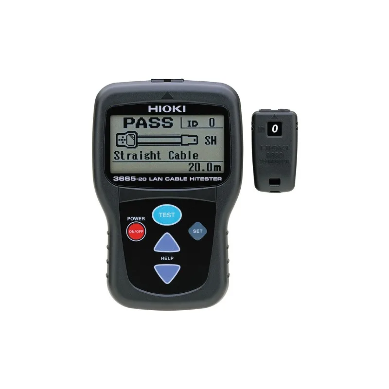 1PC NEW HIOKI 3665-20 LAN Cable Tester In Stock RJ45 Cat3-6A Wiremap Length 2-300m with 9690 Remote Original Box