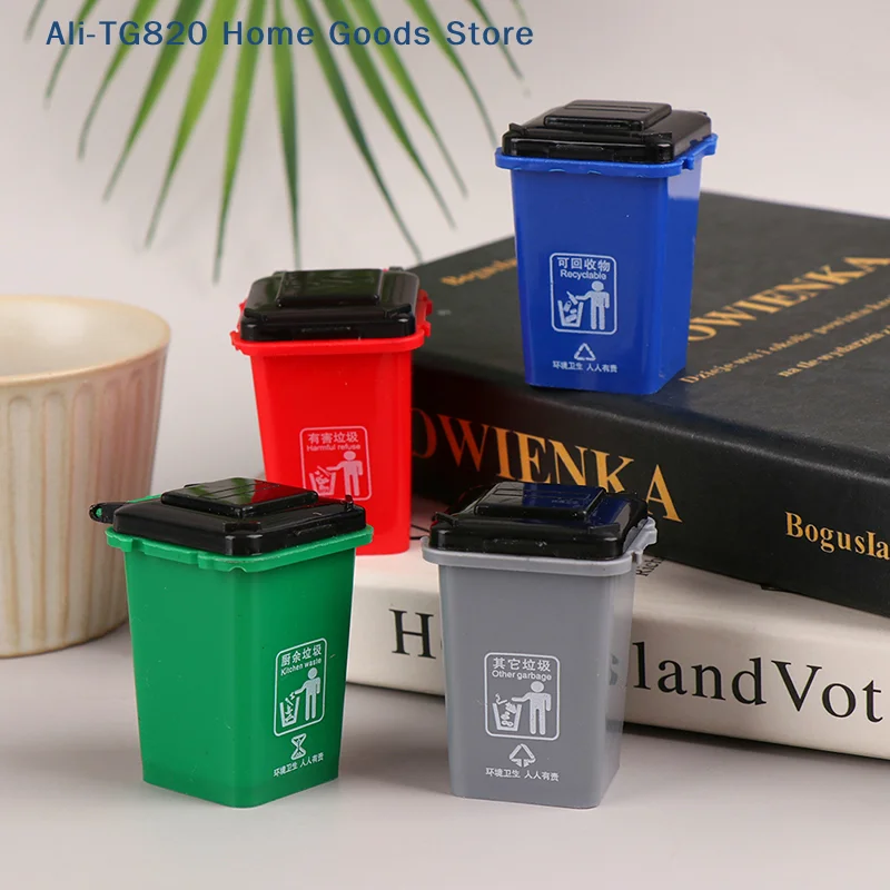 

[TG820]1:12 Dollhouse MiniTrash Can Model/Mini Waste Bin/Pen Organizer Home Storage Can