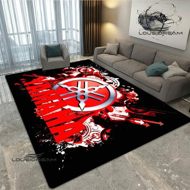 3D Retro motorcycle Y-YAMAHAS Printed carpet non-slip carpet bedroom decor outdoor rug Yoga mat bedroom decoration birthday gift