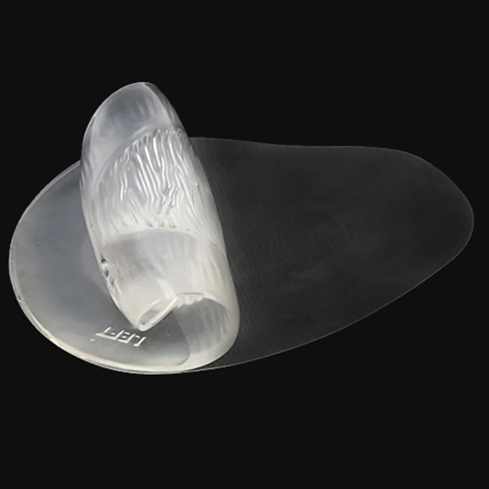 

1Pair Forefoot Gel Pads High Heel Shoe Inserts Transparent Waterdrop Design Absorb Pressure Comfortable for All-Day Wear