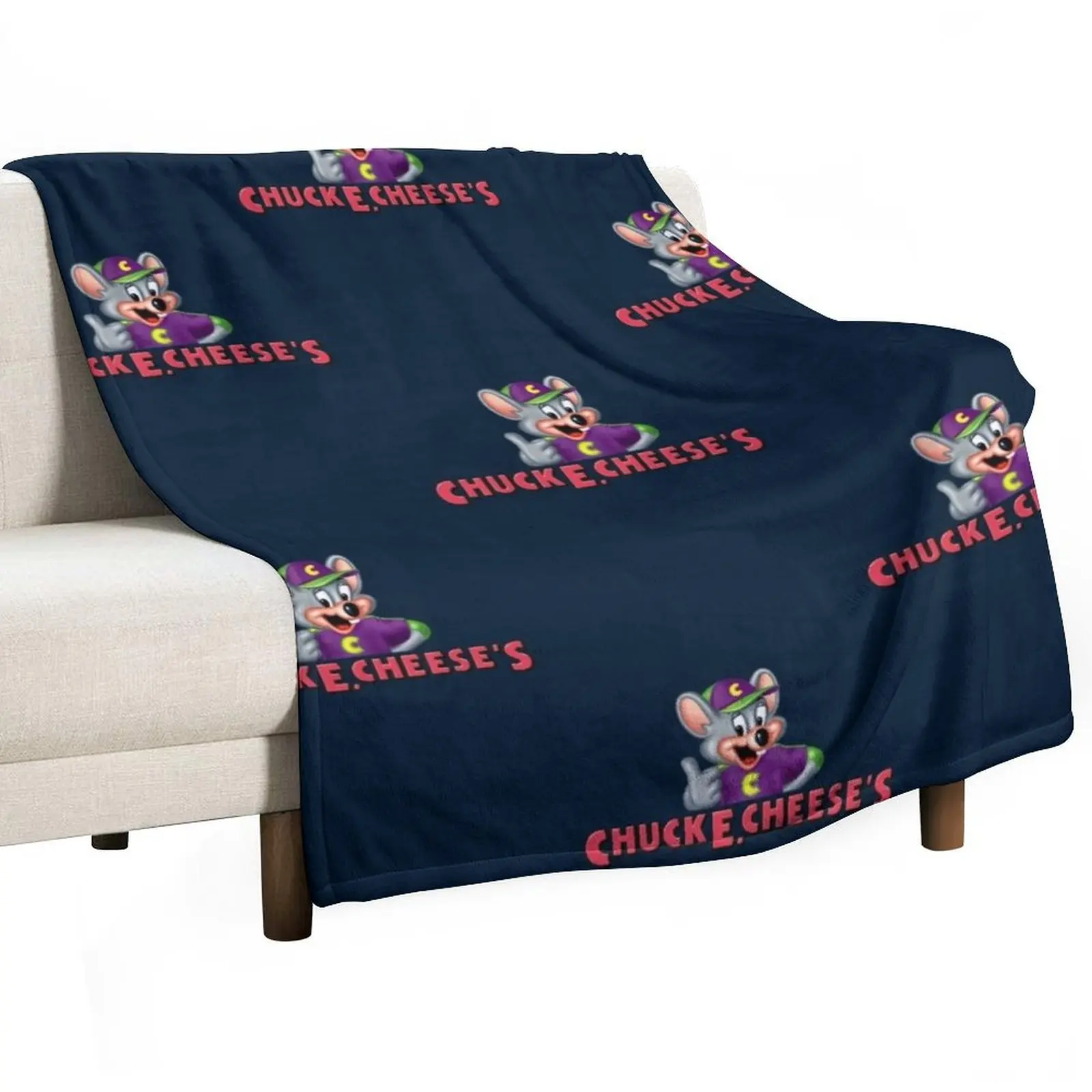 

Chuck E. Cheese_amp_x27_s Throw Blanket Year Round Soft Comfortable Blanket for Home