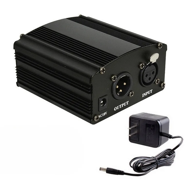48V Power Supply Large Diaphragm Condenser Microphone Power Supply E300 Microphone Universal