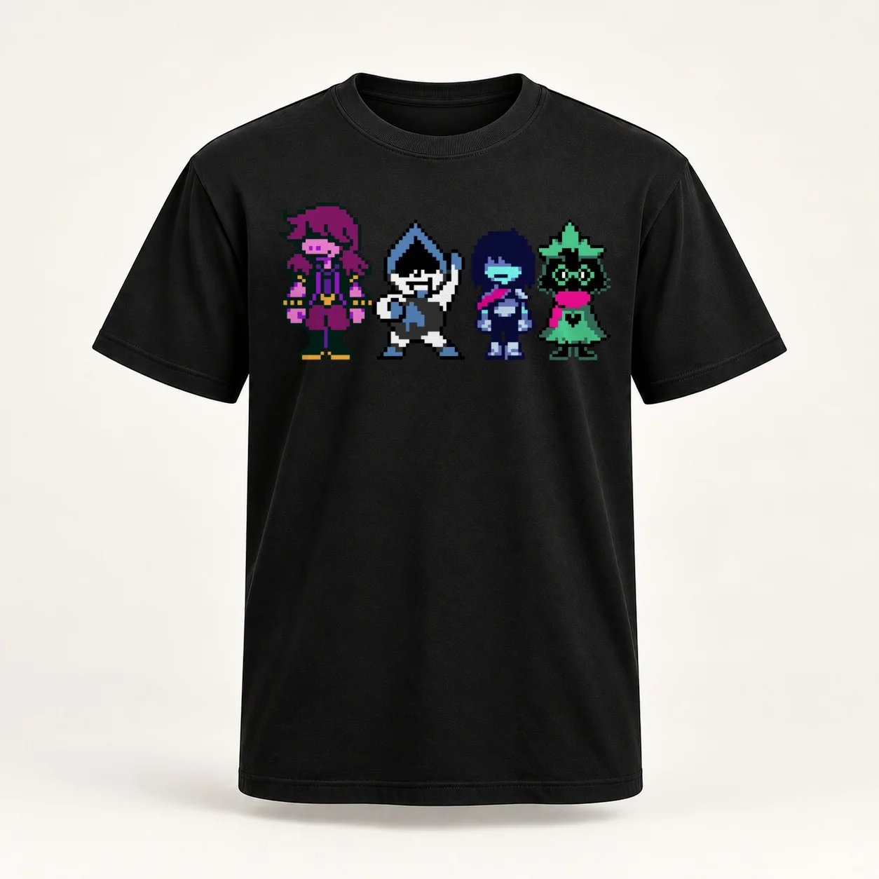 DELTARUNE - MAIN CHARACTERS ( SUZIE, LANCER, KRISS & RASIEL ) T-Shirt t shirts with prints man t shirt cotton T-Shirt