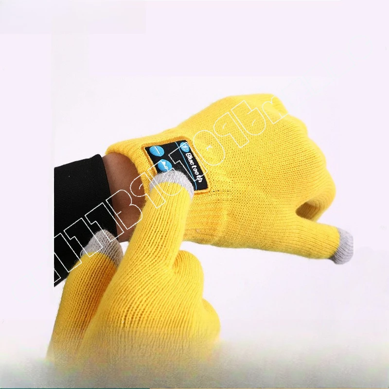Thickened Thermal Touch Screen Bluetooth Gloves, New Phone Answering Music Gloves Cycling Gloves