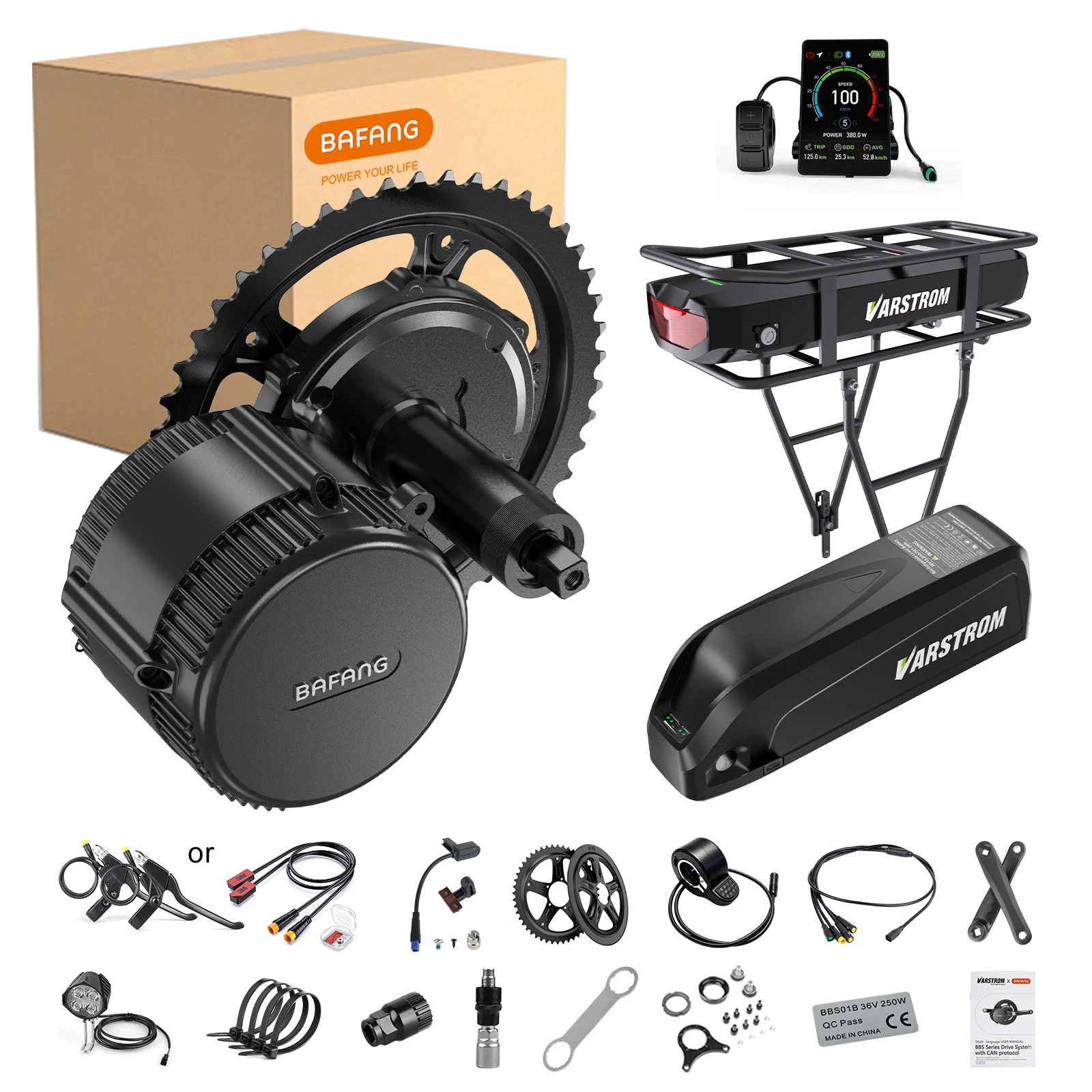 Bafang Bbs02B 48V 750W Mid Drive Kit - Bafang BBS02B BBS02 48V 750W Ebike
