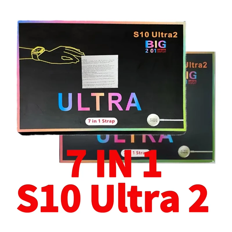 ساعة جديدة S10ULTRA2 ساعة ذكية للرجال والنساء تتبع بلوتوث مكالمة BT ألعاب الموسيقى شحن لاسلكي ساعة ذكية