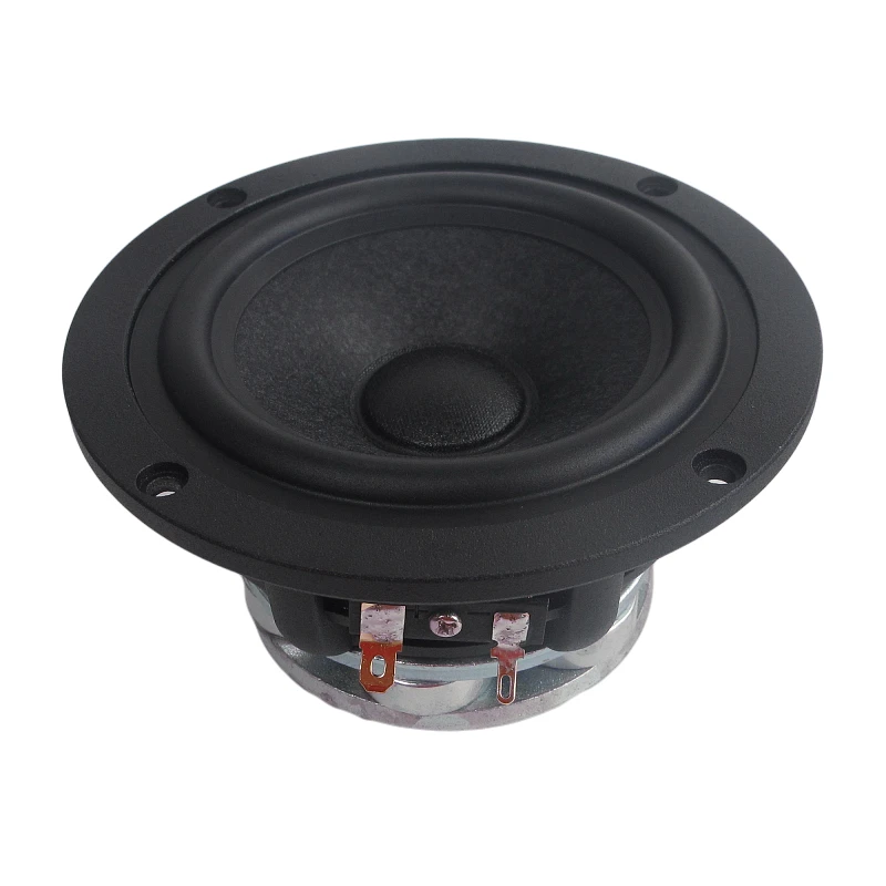 Aluminum basin 4.5Inch 4ohm/8ohm RMS 30W 90DB 25-core Wool paper cone rubber edge Neodymium FullRange HiFi Speaker(1pcs speaker)