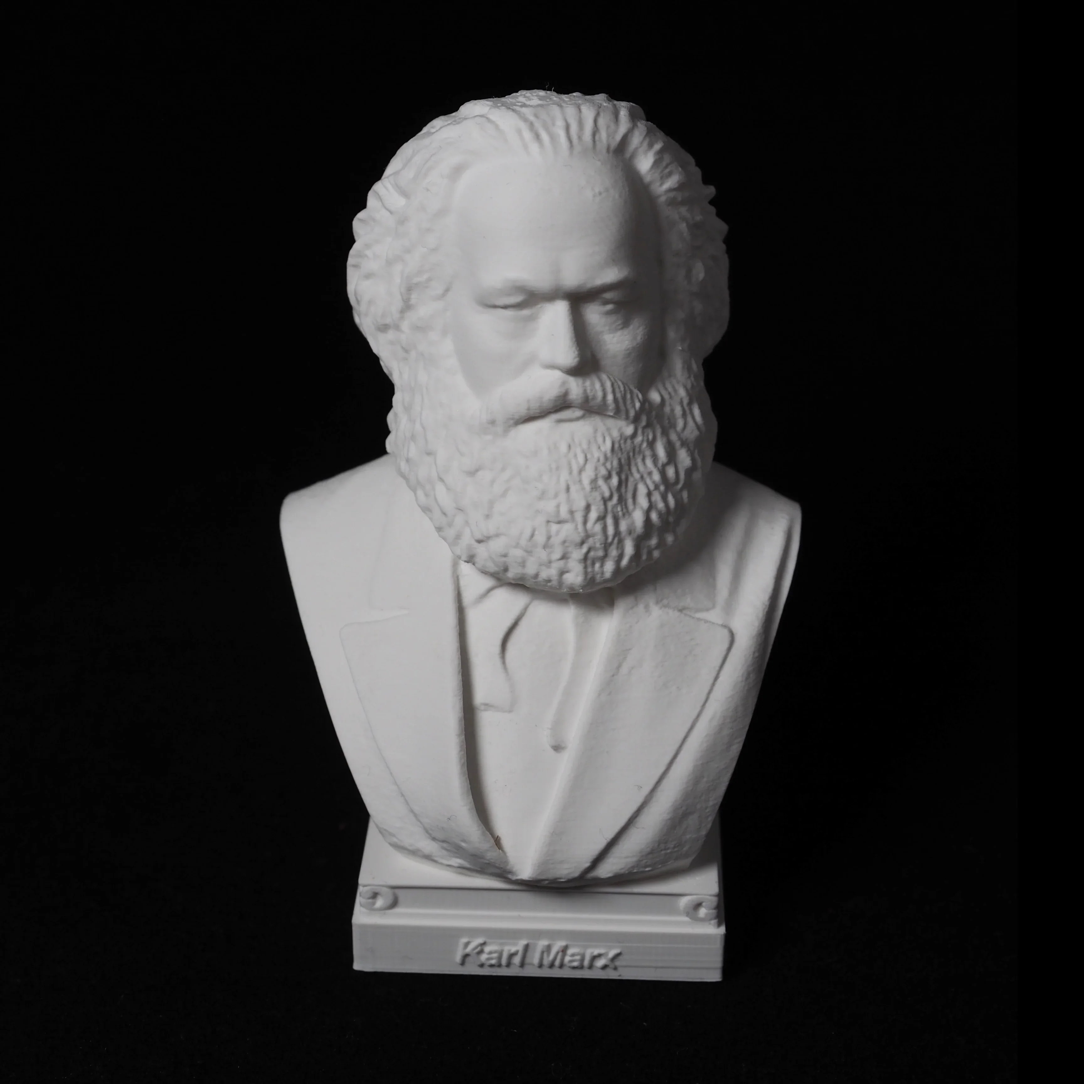 Karl Marx ornaments statue model ornaments bust crafts great man portrait desk desk, 3D printing PLA plastic material