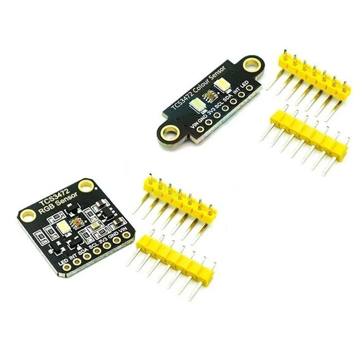 TCS34725 Color Sensor TCS3472 RGB Sensor Recognition Module RGB Development Board IIC for STM32,Double Hole