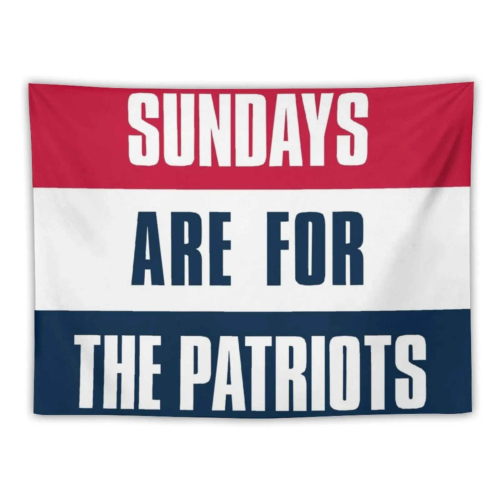 Sundays are for The Patriots, New England Football Tapestry Decorative Wall Wall Tapestries Bedroom Decoration Tapestry