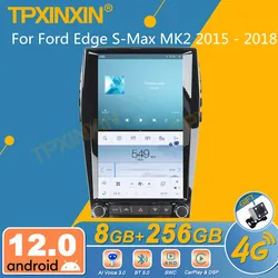 For Ford Edge S-max Mk2 2015 - 2018 Android Car Radio Screen 2din Stereo Receiver Autoradio Multimedia Player Gps Unit