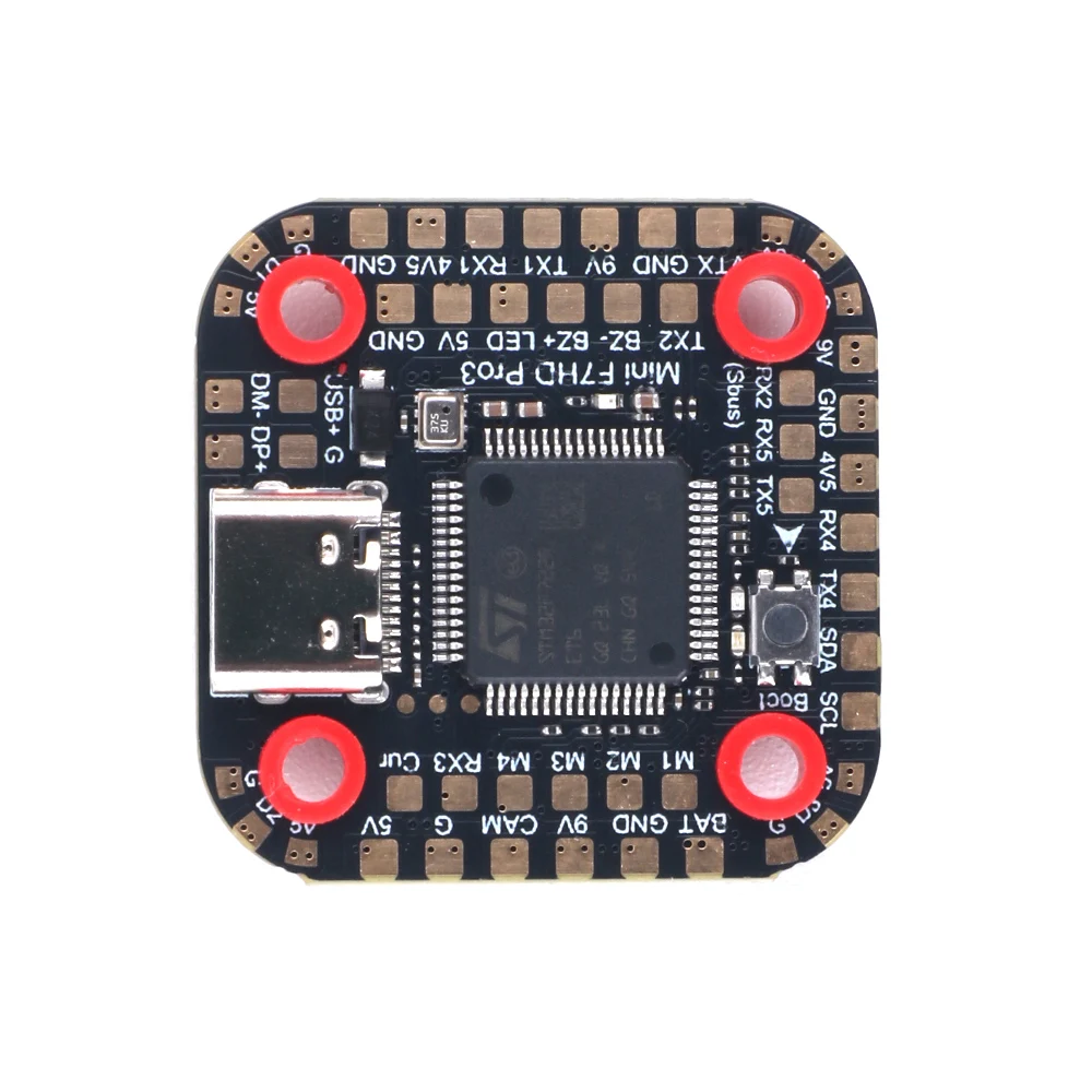 Skystars F722 Fly Tower Stack F7 Flight Controller Built-in OSD with AM32 55A 3-6S 4IN1 Brushless ESC for FPV Racing Drone