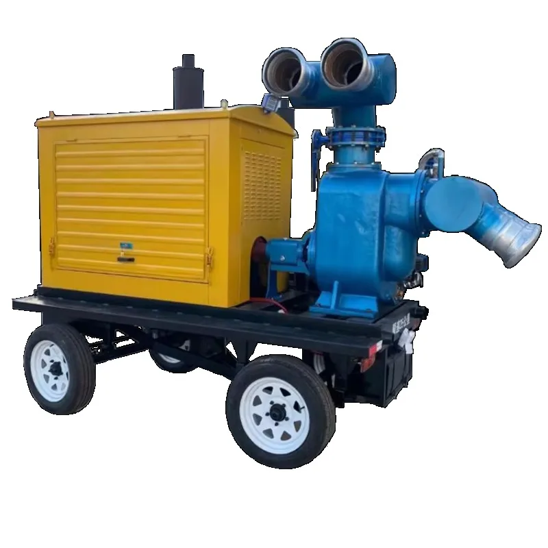 Flood Control Pump Truck Diesel 37KW Self Priming Suction Pump For River Valley Flash Flood Disaster Relief Equipment