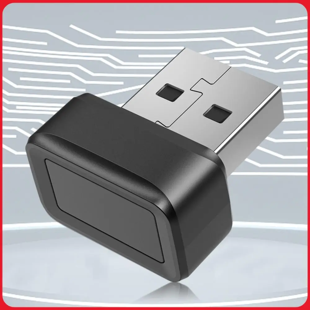 

USB-сканер отпечатков пальцев с защитой от подделок, биометрический сканер отпечатков пальцев, биометрический мини-ключ безопасности Windows Hello для ПК