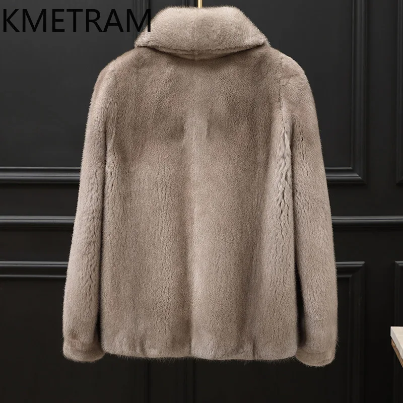 100% Whole Mink Fur Jacket Woman Luxury Grey Short Real Fur Coat High Quality Winter Clothes for Women Furry Jackets 2025 шуба