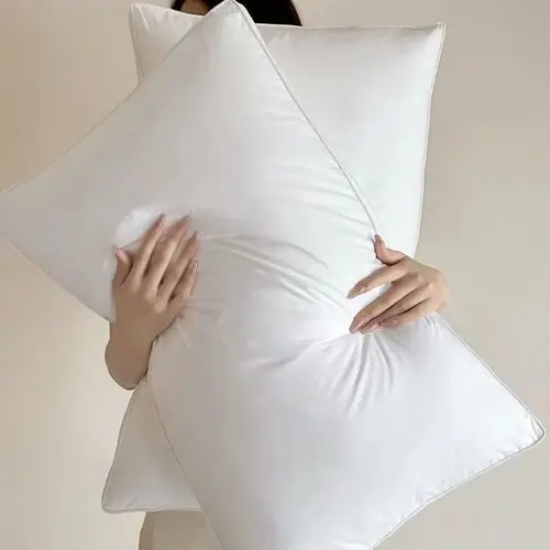 Liv-Estete 겨울 여성용 화이트 100% 구스다운 베개, 다운 방지, 퀸 킹 100% 코튼 목 보호 수면 침대 베개 선물 Best5 Liv-Estete 겨울 여성용 화이트 100% 구스다운 베개, 다운 방지, 퀸 킹 100% 코튼 목 보호 수면 침대 베개 선물 Best5