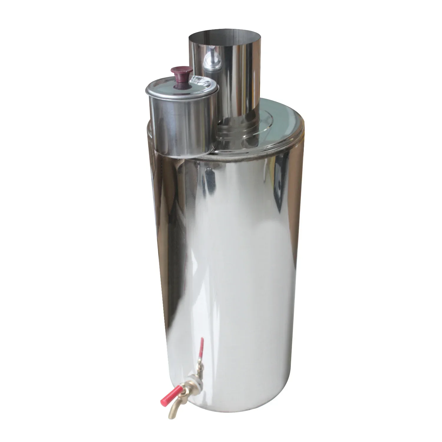 1PC household water heater chimney water kettle universal heating furnace wood stove hot water heater tank stainless steel