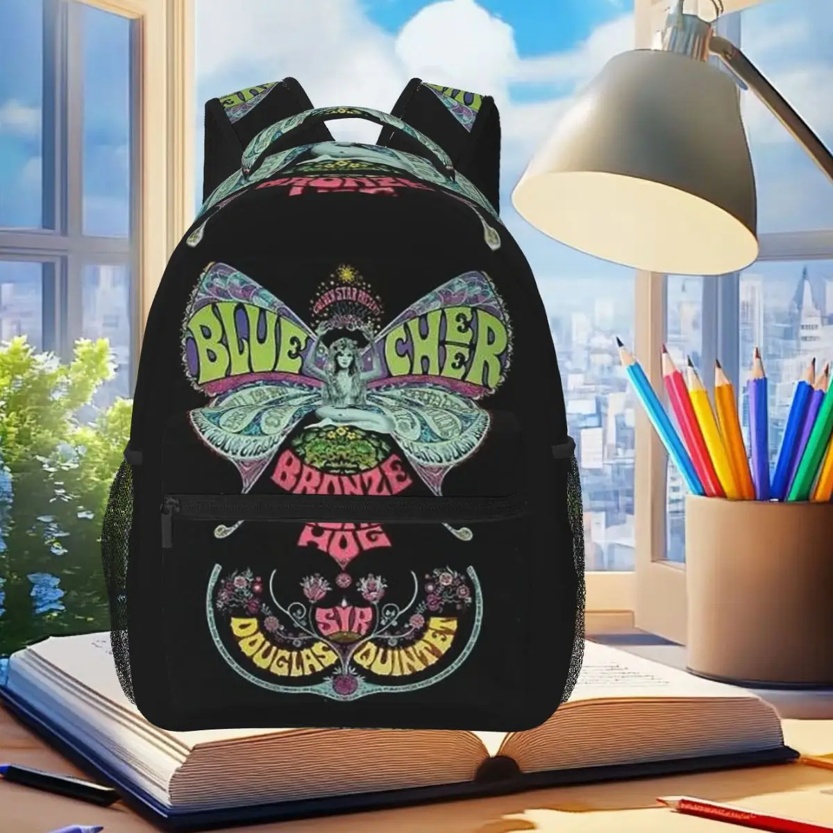 Blue Cheer Triblend Mc5 Pentagram Eric Burdon Kinks Jefferson Backpack Student Boys Girls BookBag School Bag Shoulder Bags