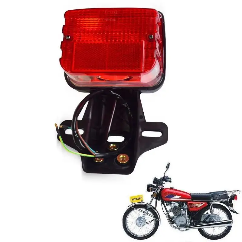 Motorcycle Tail Lamp for Jialing Honda Dayang Dayun Wuyang CG125 CG150 CG250 DY125 Rear Brake Stop Light/Winker Lamp Flashers