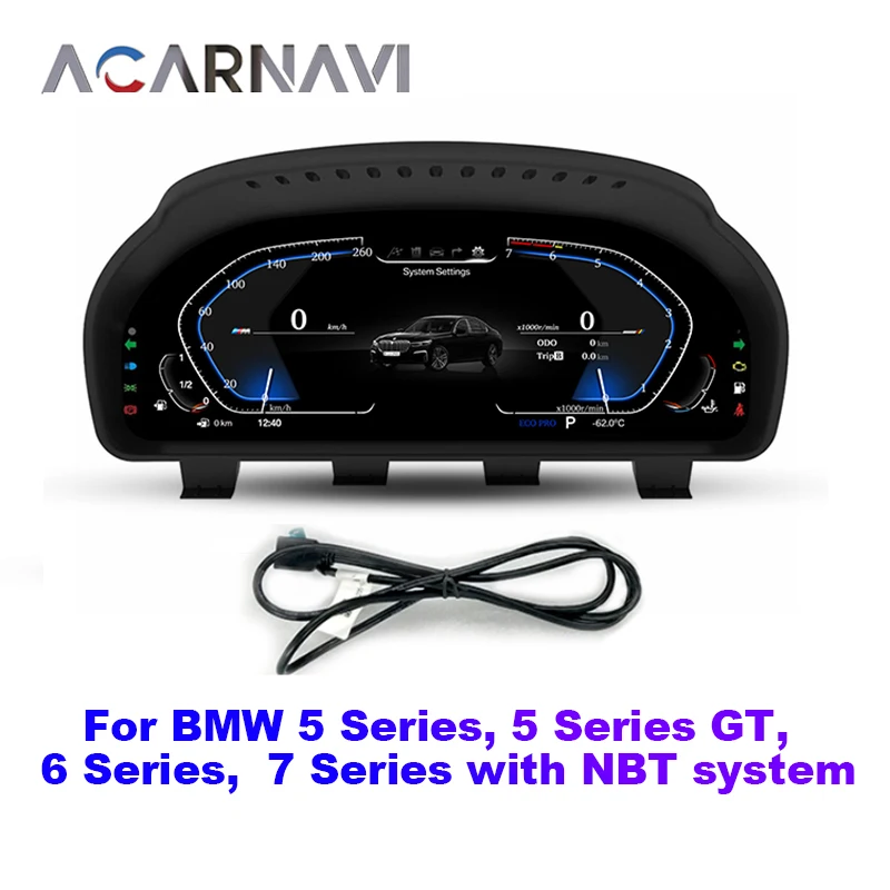 

Hud Digital Cluster For BMW 5 Series F10 7 Series 2013-2017 HUD Dashboard Instrument Meter Screen