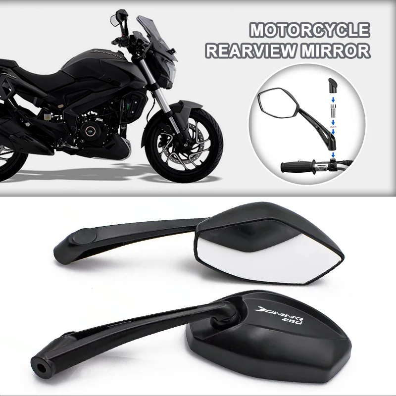 Universal Motocross ATV Off-road Rearview Mirror Motorcycle Accessories For Bajaj Dominar 250 400 Avenger 220 160 Cruise Pulsar