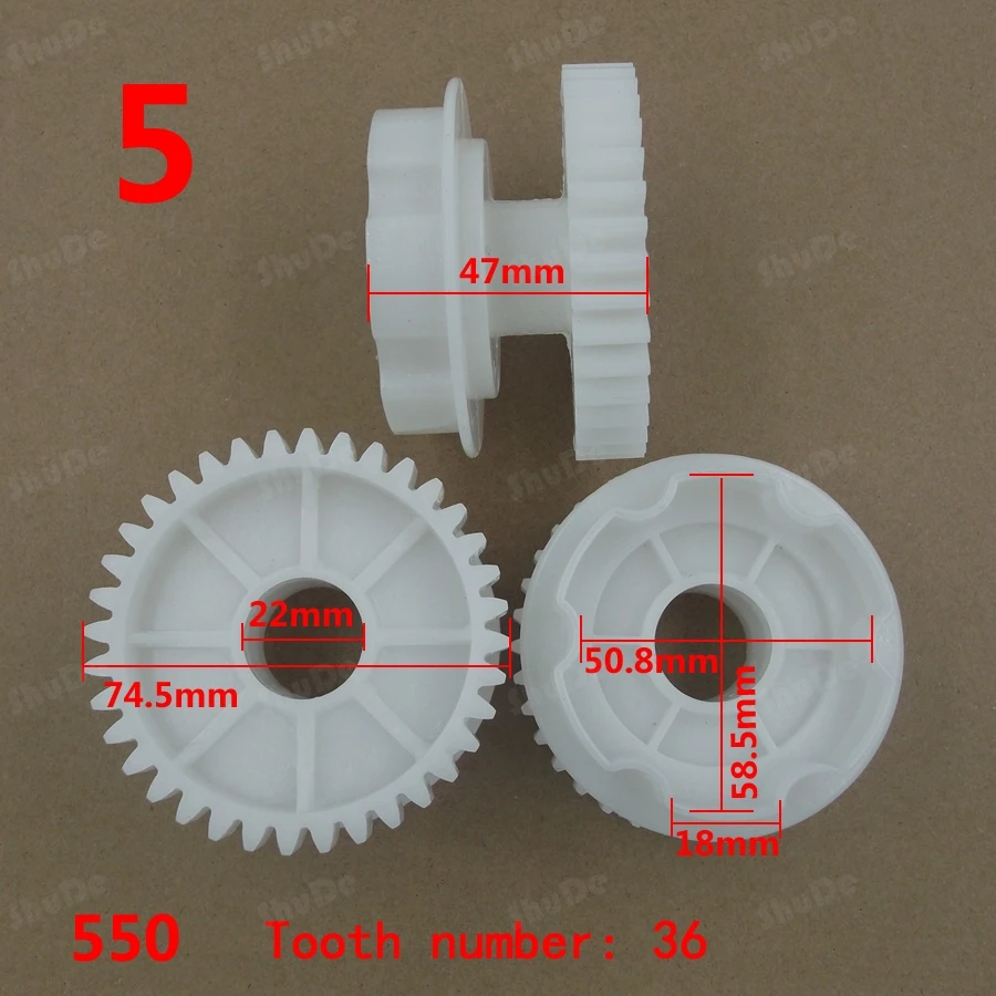 Big Gear Motor Gear Tooth Box para crianças, acessórios do carro elétrico, roda, RS380, RS390, RS550, 1Pc