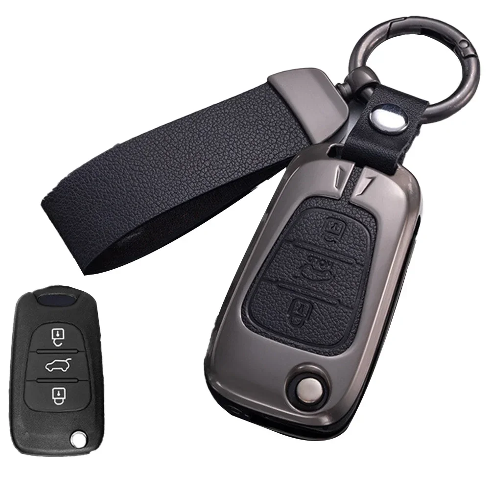 Protective Cover Key Case Remote Replacement Spare Study With Keychain Car Exquisite Fob For Hyundai For Elantra