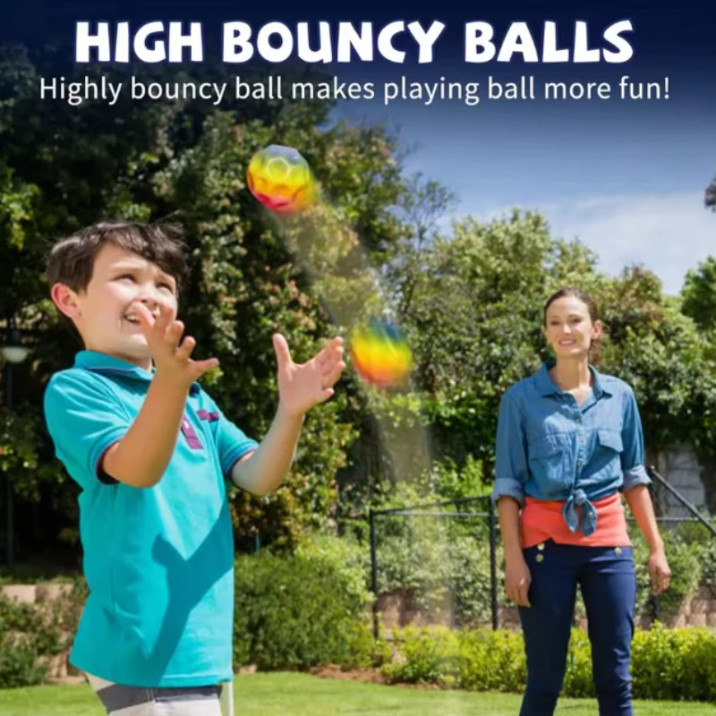 1PC Space Moon Hüpfball Kinderspielzeug Super Bounce Effekt Einfach zu fangen und zu fangen Spielzeug Entspannung und Stressabbau