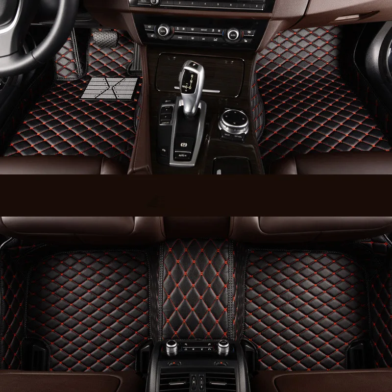 Best quality! Custom special car floor mats for Cadillac Escalade Extra Long 7 seats 2023-2021 waterproof carpets,Free shipping