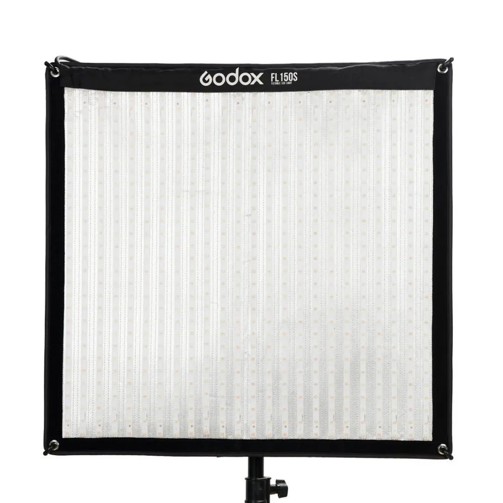 Godox FL150S 150W Flexible LED Video Light Rollable Cloth Lamp with Honeycomb Grid Softbox + Controller + Remote Control and APP