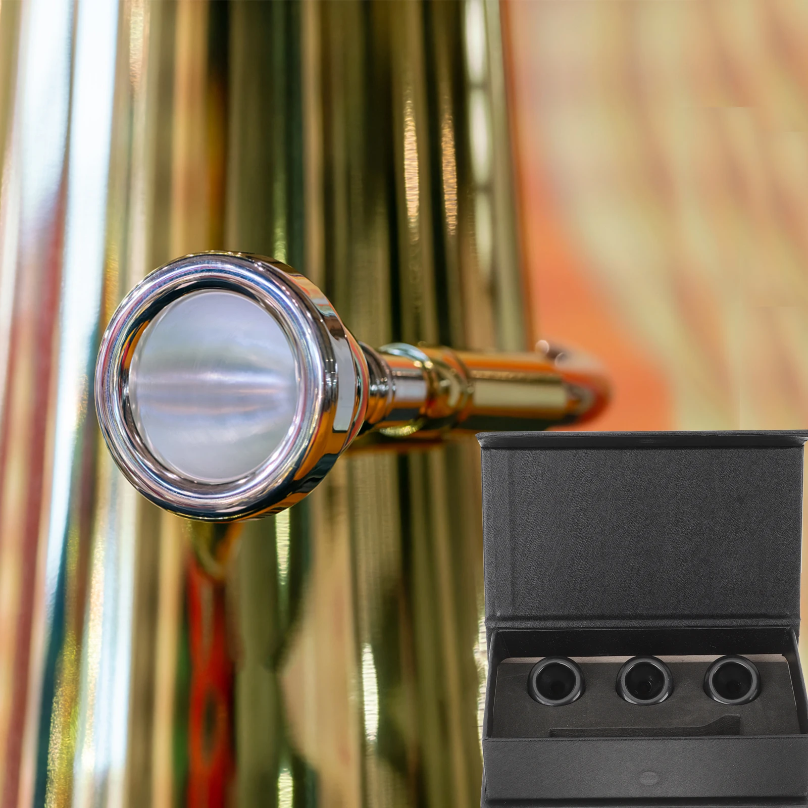 

Trumpet Mouth Set Horn Mouthpiece Replacement Brass Instrument Replaceable Copper Pipe Booster