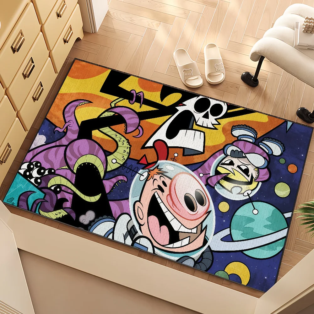 cartoon G-Grim B-Billy Skeleton ghost Mandy small carpet Rug Home Decor Bedroom Mat Hallway Balcony Entrance Doormat Decoration