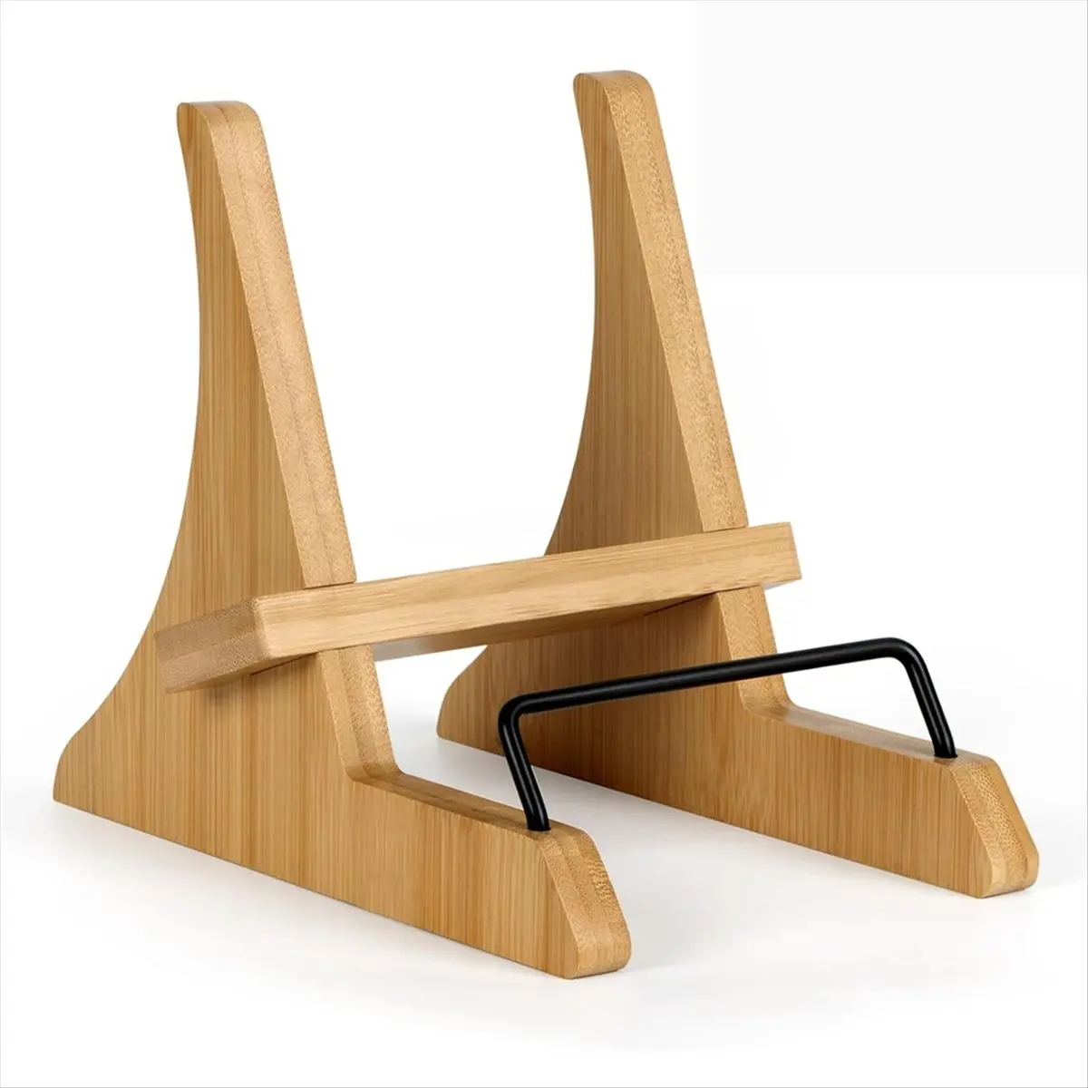 New Cookbook Stand for Kitchen Counter, Bamboo Cookbook Holder, Cook Book Stand for Kitchen, Recipe Book Holder