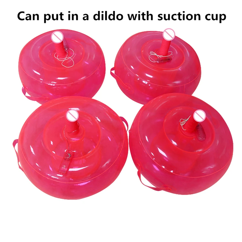 Unisex! Inflatable Round Cushion Can Put In Dildo or Vagina Easy To Store Sex Furniture Couples Flirting Adult Games 3P Sex sofa