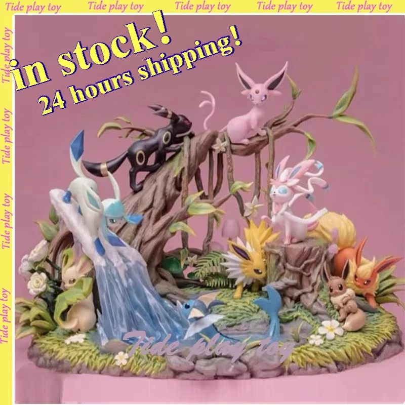 Anime Figur Eeveelution Figur GK Figur PVC Modell Sammlung Schreibtisch Dekoration Geburtstag Kind