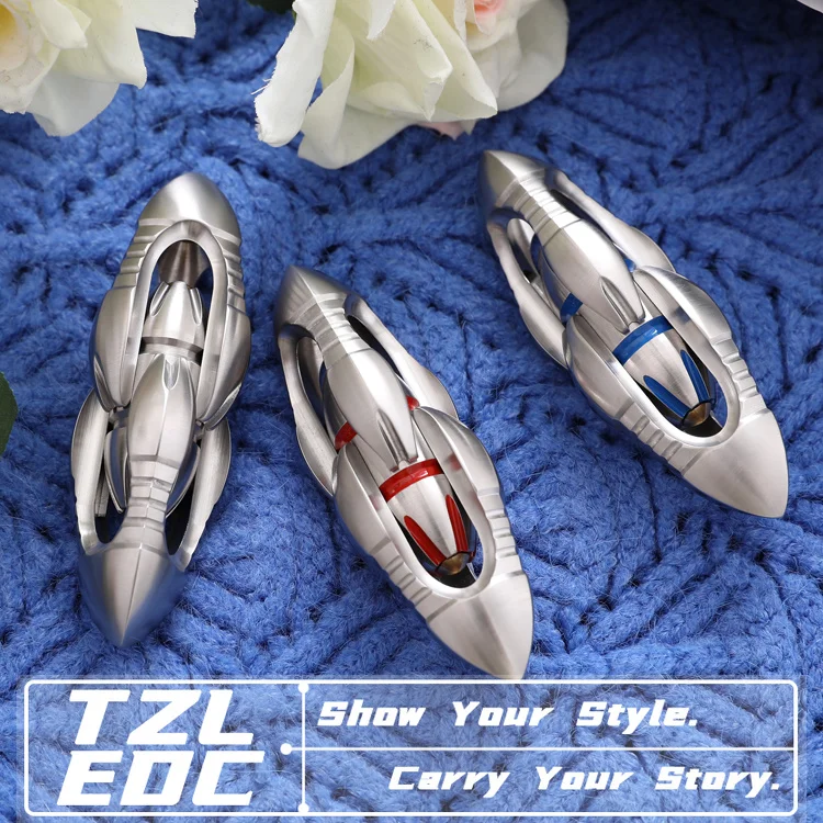 EDC Stainless Teel Push-Papa Eggs EDC Mini Tools Magnetic Decompression Push Toys Decompression Gift