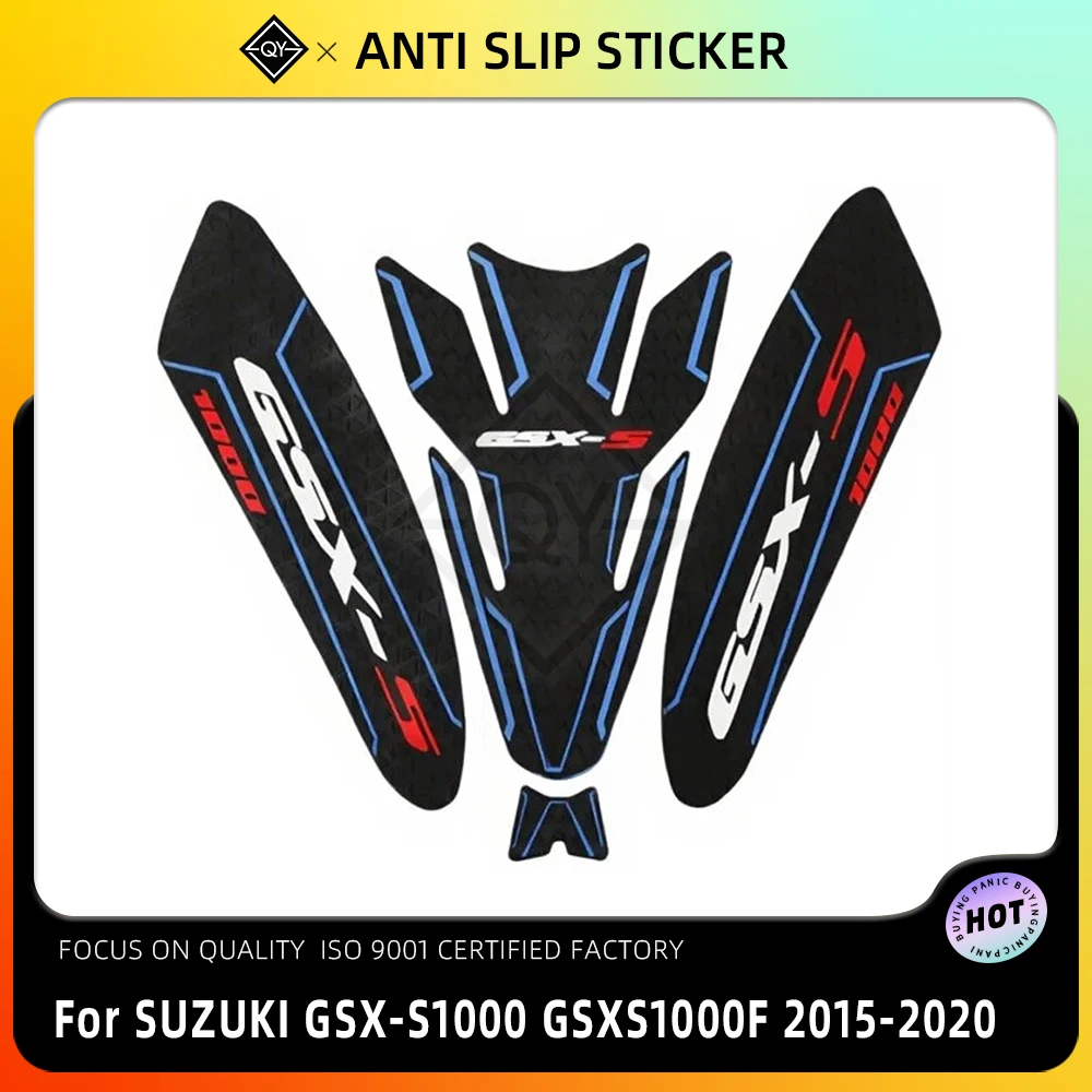 

Motorcycle Anti slip sticker Tank Traction Pad Side Knee Grip Protector For Suzuki GSX-S1000 GSXS1000F 2015-2020 2019 2018 2017