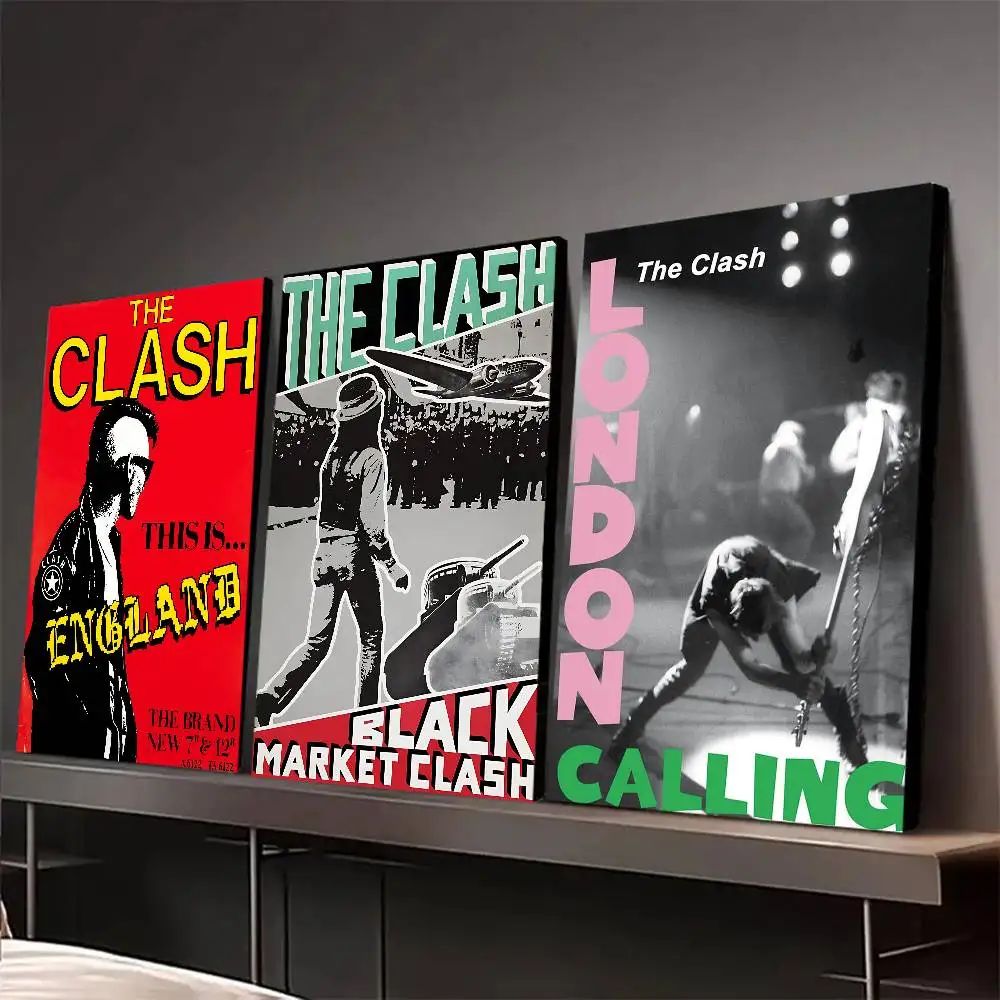 كلاش ذا باند ملصق طباعة لغرفة النوم غرفة المعيشة ديكور المنزل اللوحة جدار الفن HD صورة جدارية #5