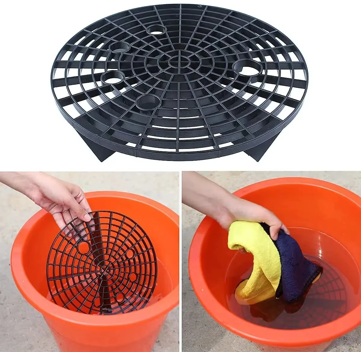 High Quality Sand Isolation Grit Filter Car Washer Guard Net Cleaning Tool Insert Wash Bucket Automobiles Anti Scratch Plastic