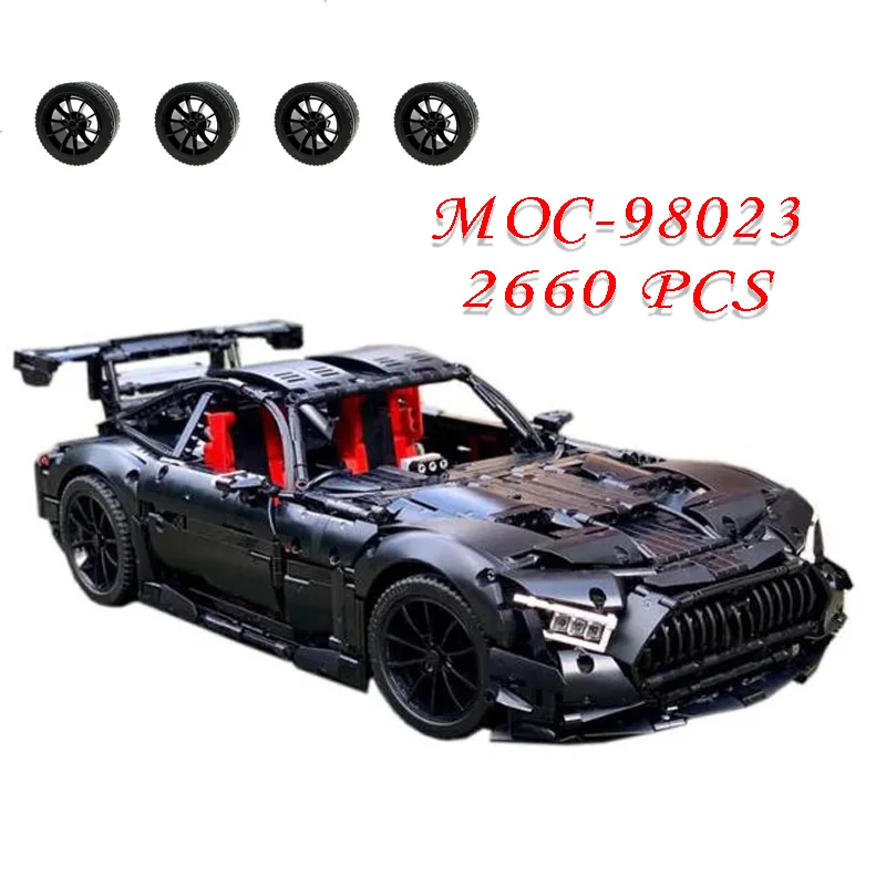 Nouveau MOC-98023 Super Voiture De dehors 2660 Pcs Autobloquant Nuit De Construction Modèle Puzzle Anniversaire Noël Jouet Cadeau Ornements