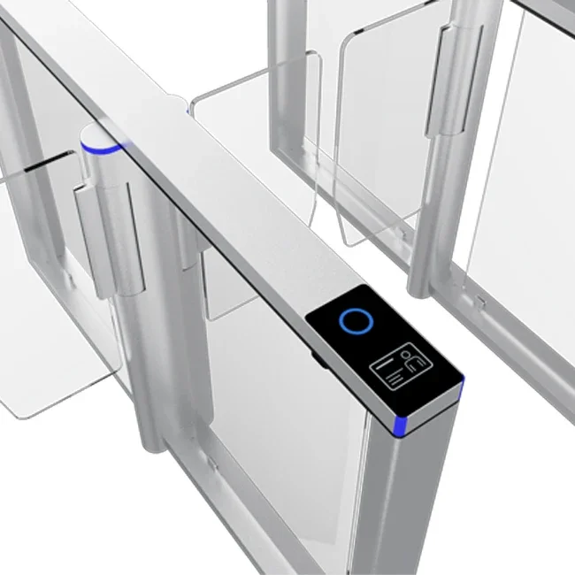 Aluminium alloy outdoor face recognition password recognition access control gate