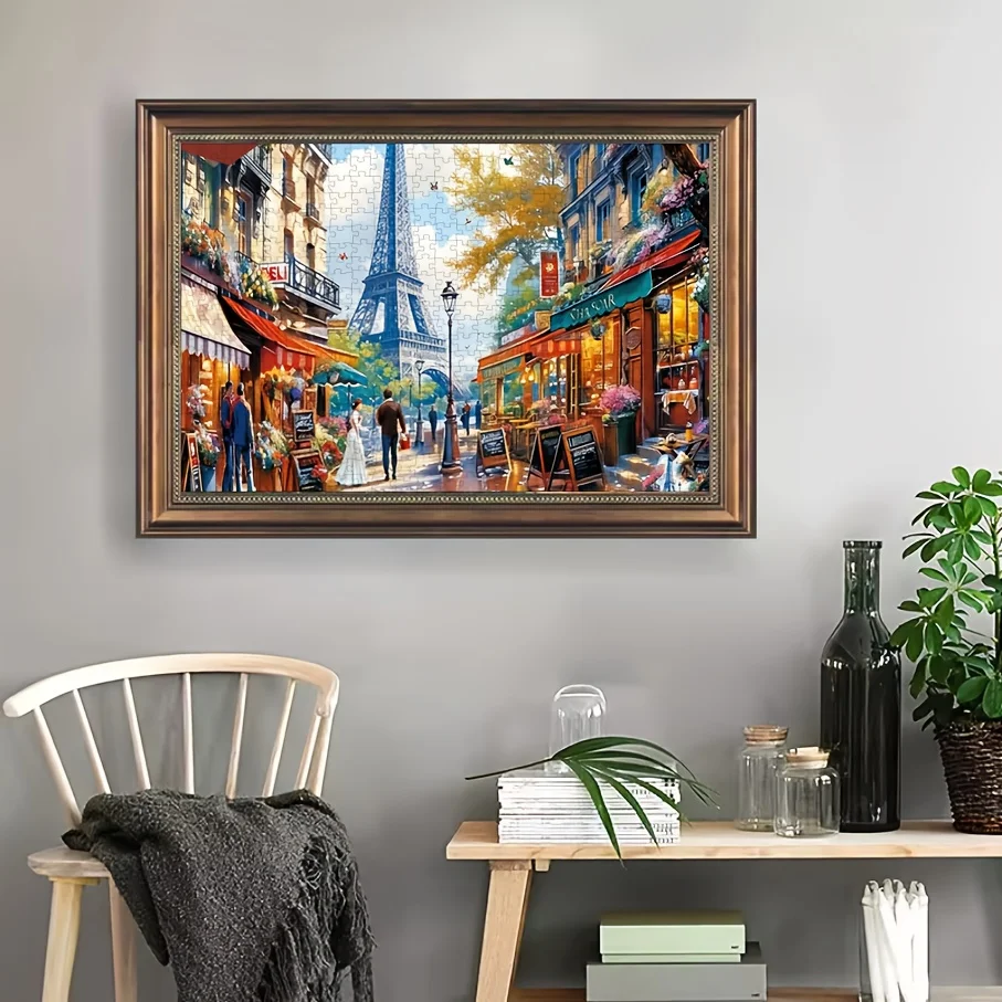 美しいパリの芸術作品をフィギュアにしたジグソーパズル。ハロウィーン、感謝祭、クリスマス、新年、誕生日などに最適です。