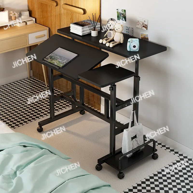 

Компьютерный стол, простой современный настольный ноутбук, домашний простой стол, мобильный подъемный прикроватный столик