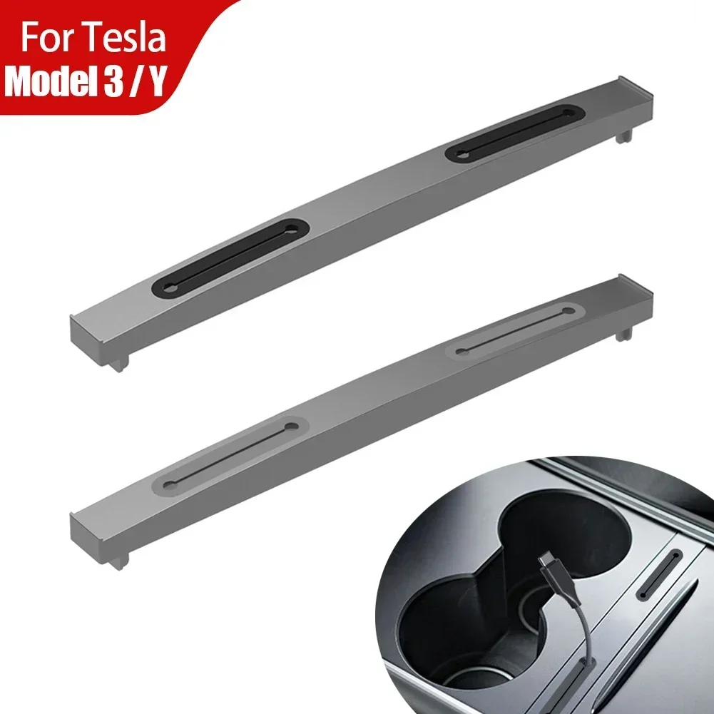 Auto Zentral konsole Ladekabel USB Hub Organizer Docking station Dekoration Zubehör für Tesla Modell 3 y