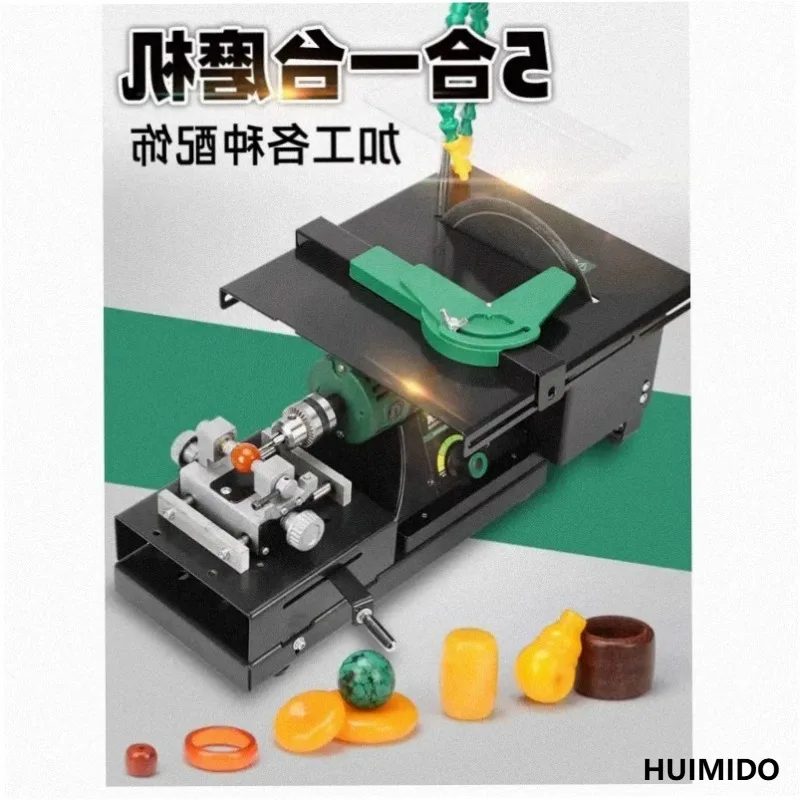 Small jade cutting and machine round bead jaagate table saw