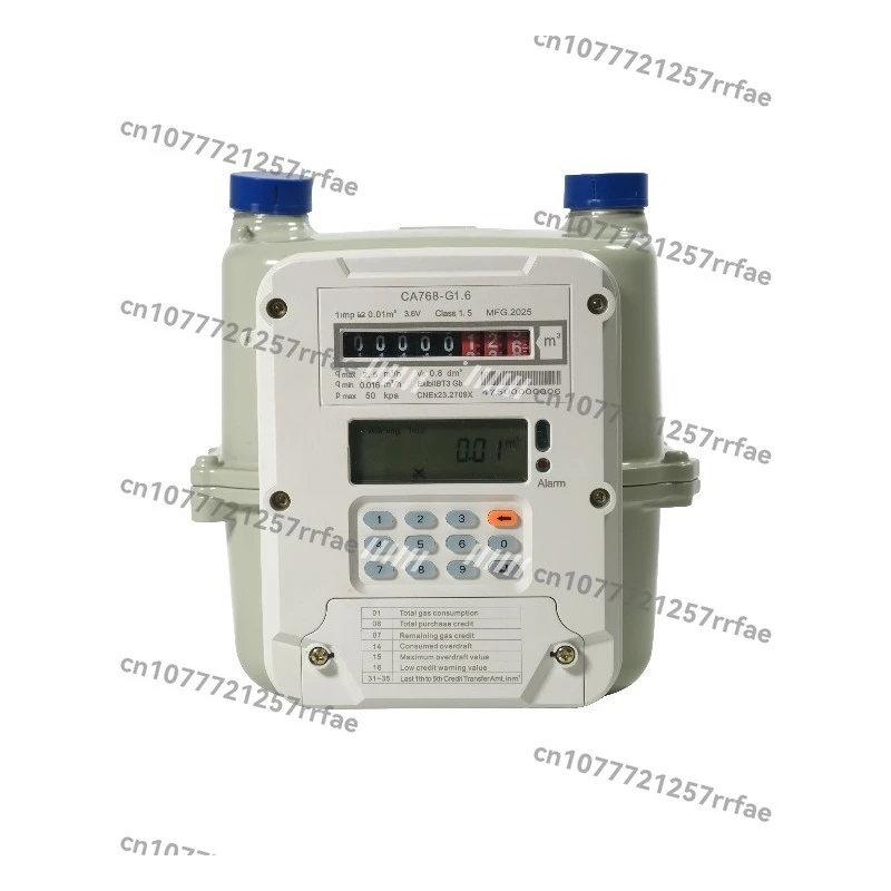 AMI Smart Prepaid Gas Meter with NB-IoT Bidirectional Communication and Keyboard