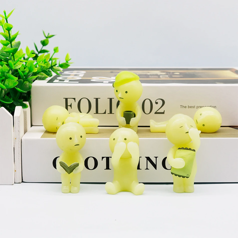 SMISKI صندوق أعمى سلسلة العمل صندوق غامض Noctilucent عمل أرقام الديكور المشجعين الأطفال هدايا عيد الميلاد اللعب #5